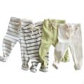 Spring And Autumn New Baby Ribbed Leggings Boys Girls Cotton Big Pp Pants Baby Casual Trousers