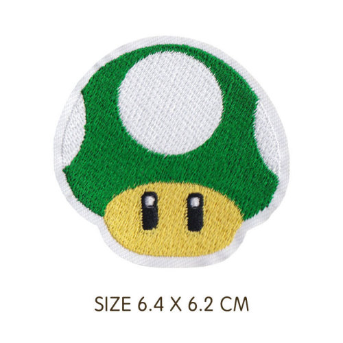 Cartoon Game Super Mario Toy geborduurde kleding patch