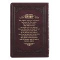 Leather Daily Hope Journal de oración cristiana para hombres