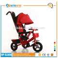 Triciclo a pedale reversibile per bambini Triciclo doppio sedile