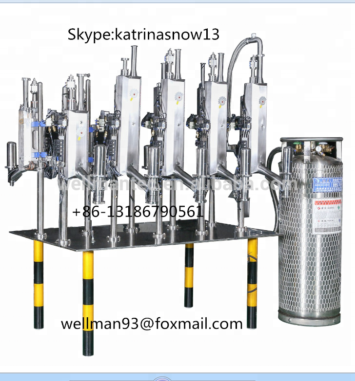 Liquid Nitrogen Dosing Machine for juice