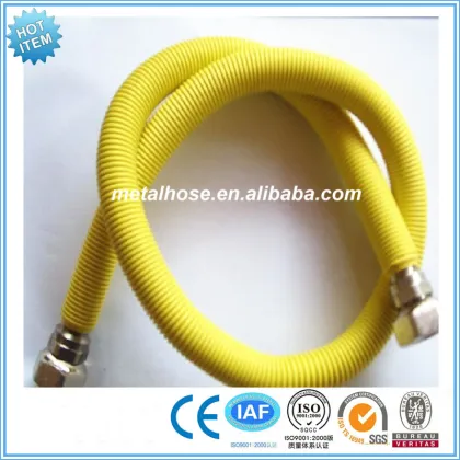 Retractable natural gas hose with connection/joint,gas pipe fittings