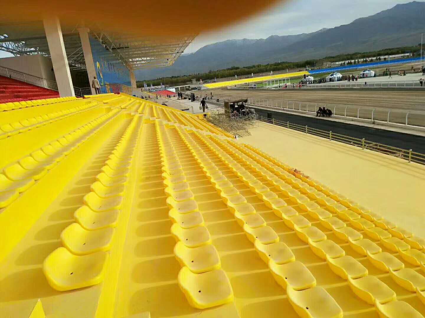 Back Hollow Plastic Stadium Seat for Bleachers