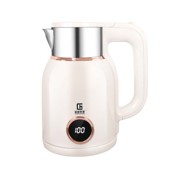 Stainless Steel 304 1.2L Portable Electric Kettle with Smart Constant Temperature and Anti-Scald Features