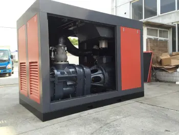 Durable Two Stage Screw Compressor 45kw 60HP Used In Machinery Processing