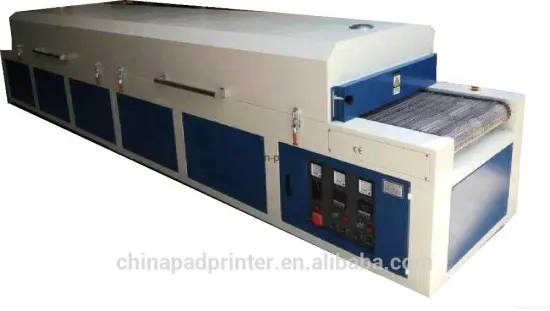 chinese products high temperature heat drying tunnel Infrared shrinking tunnel stainless screen belt