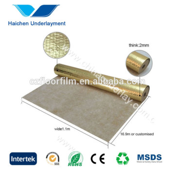 Cheap rubber flooring Sound Absorbing underlayment for laminate floor