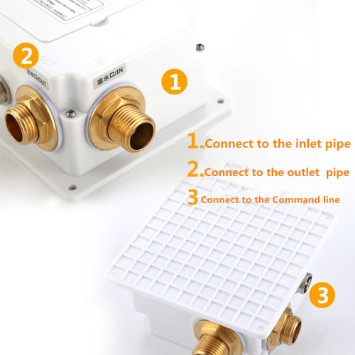 Grifo de lavabo eléctrico con sensor automático de infrarrojos