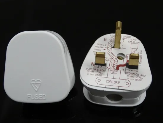 Professional Convenient Alibaba CO UK 3 Square Pin 90 Degree Power Cord Plug