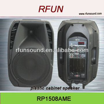 12 inch professional plastic DJ speaker box