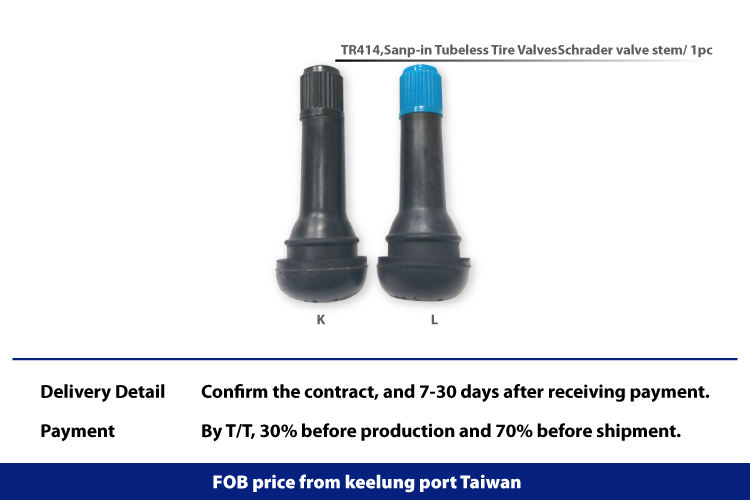 tr414 bicycle tubeless valve Snap-in Tubeless Tire Valves
