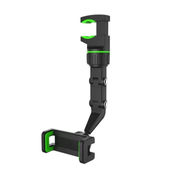 Adjustable Car Rear View Mirror Mount - Headrest Phone Holder