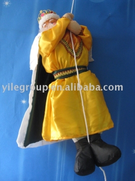 90cm Spain king santa/santa climbing rope/santa decoration