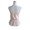 Adjustable Staps Smocked Waist Detail Tank Top
