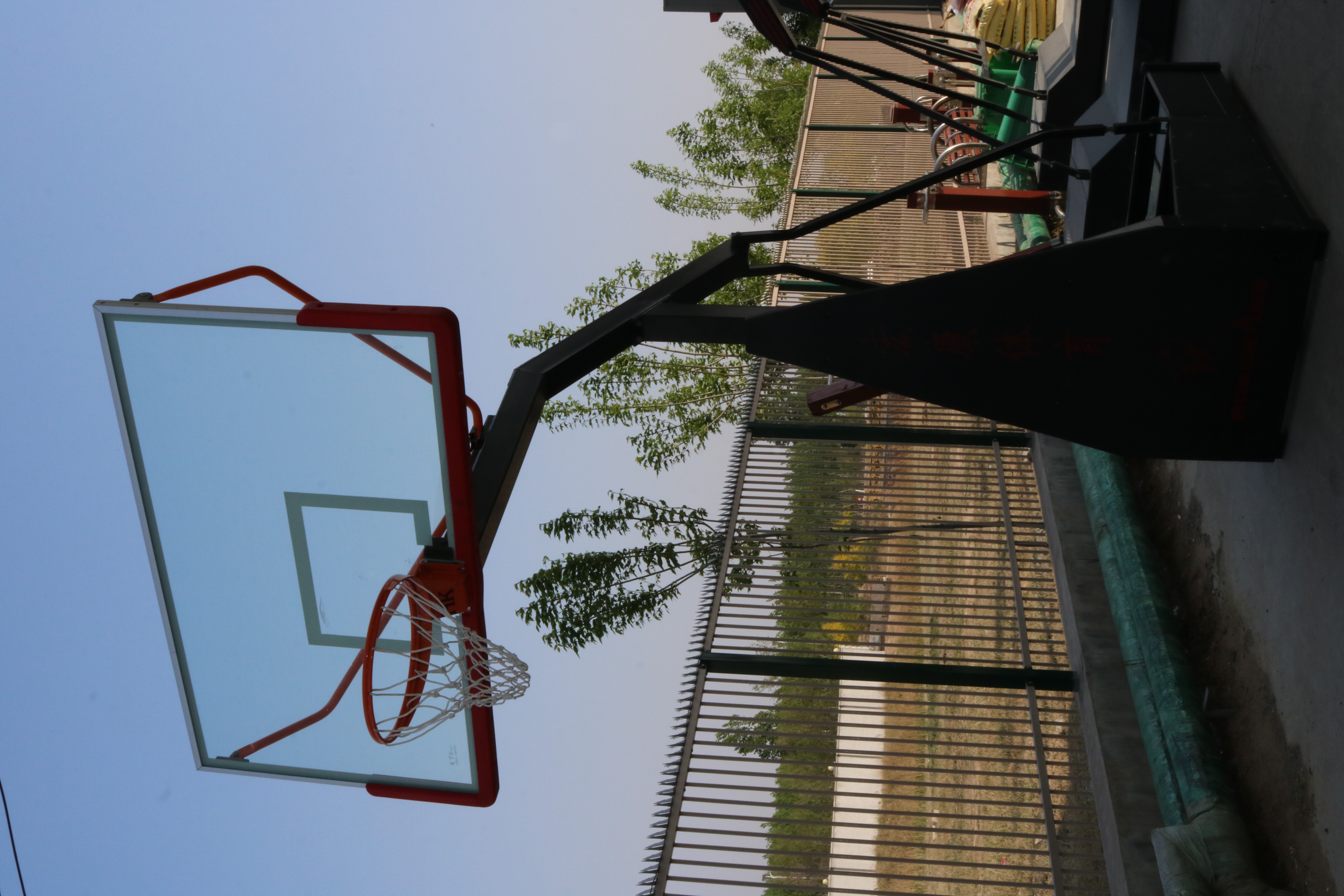 Adjustable Outdoor Basketball Goal System
