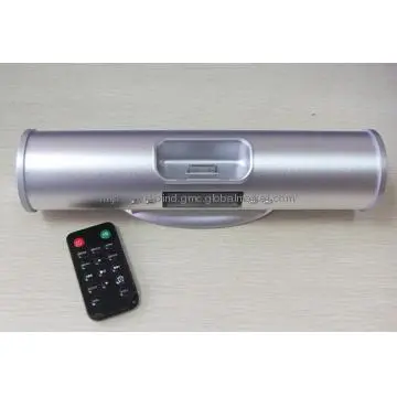 For iPhone Dock Station Speakers with FM, Clock Alarm, Remote