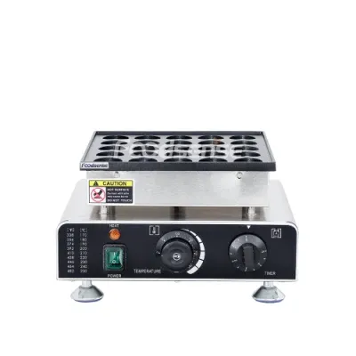 Commercial Electric Dorayaki Muffin Bake Machine 50PCS Grill Dutch Mini Heart Shaped Pancake Maker Non-Stick Surface