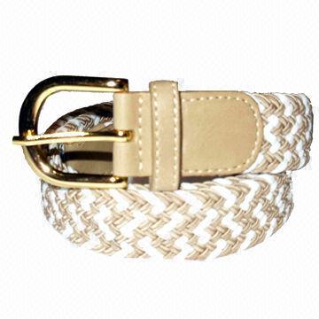 Men's golf belt/elastic braided belt for men