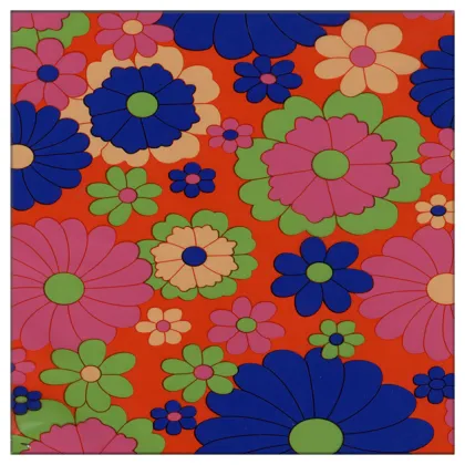 flower design printed film for man made leather