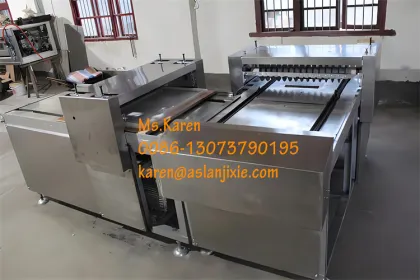 Milk Nougat Candy Cutting Machine - Nuts Nougat Cube Cutter