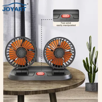 Double-Ended Silent Car Cooling Fan - Car Accessories
