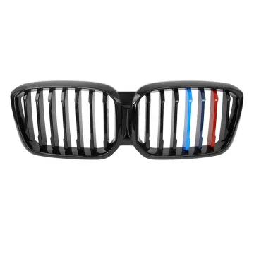 Hot Selling ABS Single Slats Glossy Black M Color Front Grille for X3 X4 Series G01 G02