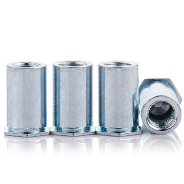 Factory Outlet Carbon Steel Galvanizing Rivet Nuts: BSO-3.5M3-21 Pressure Rivet Nut Columns with External Hexagonal Design