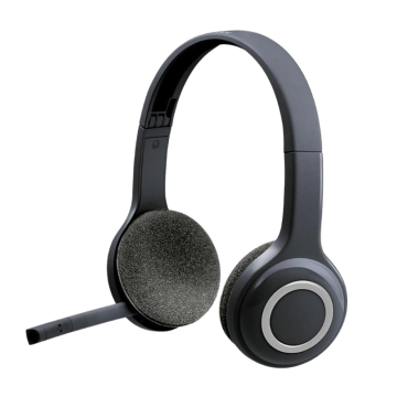 Logitech H600 Wireless Folding Noise Reduction Headset with Rechargeable Battery