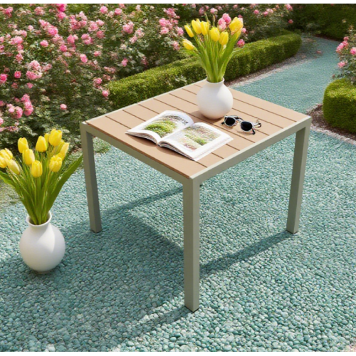 Weatherproof Aluminum Plastic Outdoor Side Table
