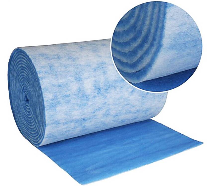 Blue and White Aquarium Filter Media Rolls
