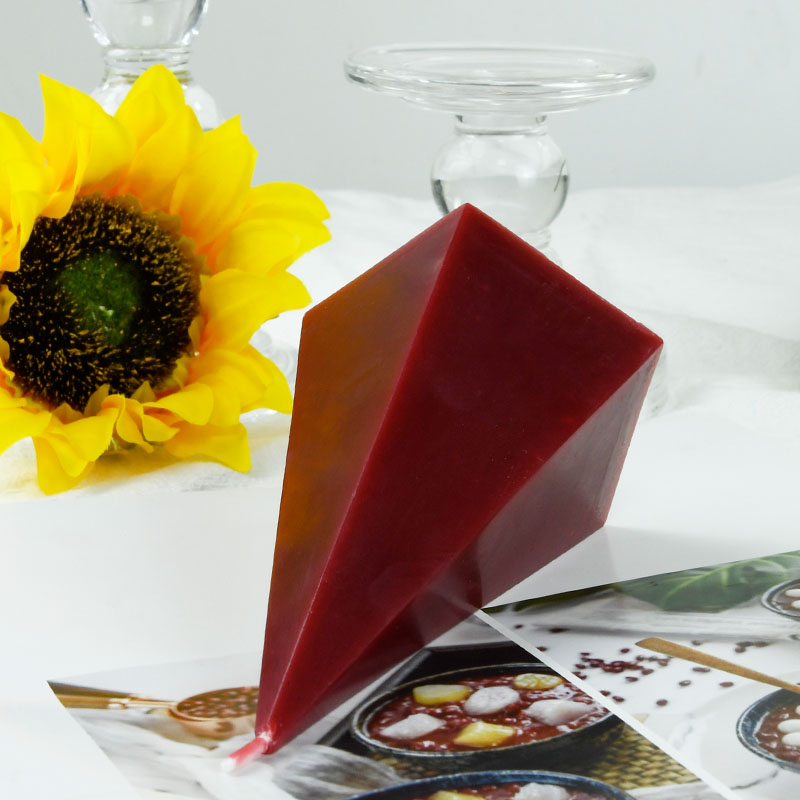 Vela de pirâmide pentagonal perfumada para o conjunto de presentes