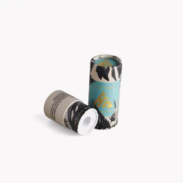 Custom cylinder cardboard CBD essential oil paper packaging