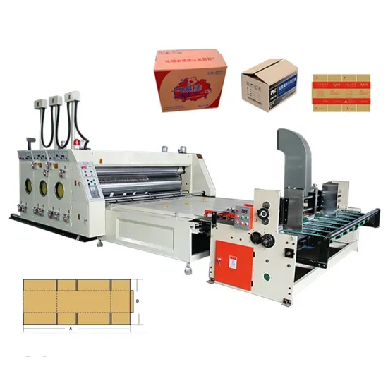 Fully Automatic Cardboard Compress and Die Cutting Machine for Carton Box Production