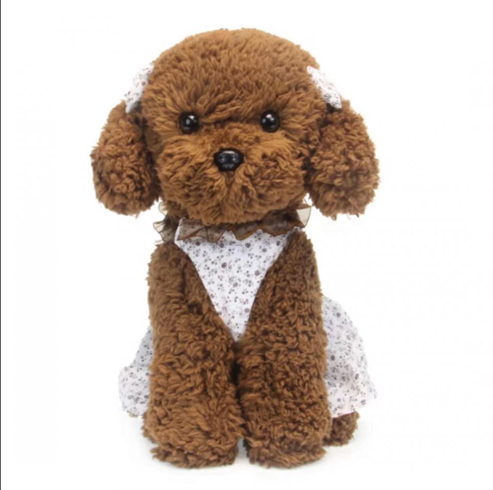 Animal peluche de cachorro de peluche marrón