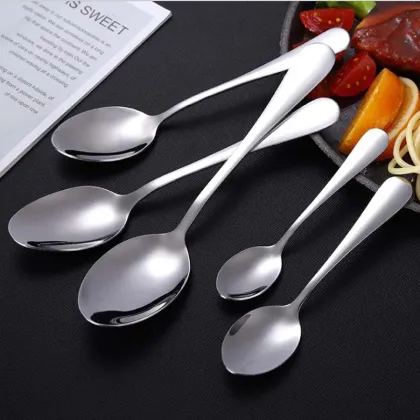 Stainless Steel Spoon Round Spoon
