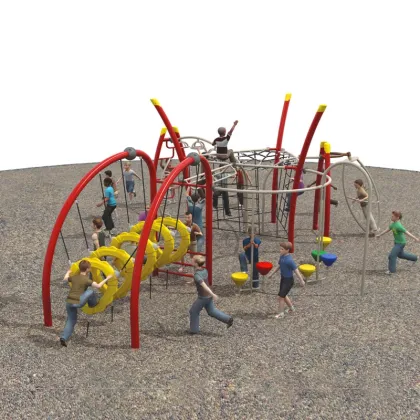 Outdoor Adult Jungle Gym Fitness Equipment for Amusement Parks