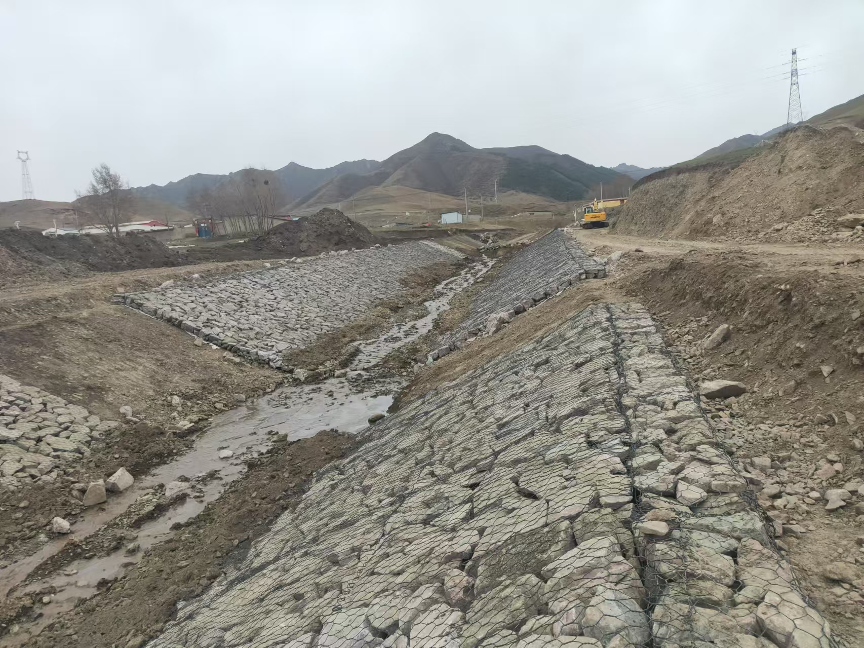 Гальванизированная стальная корзина Gabion