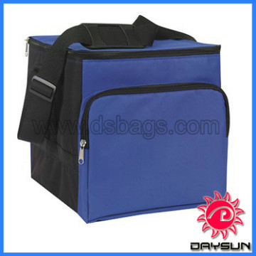 Blue economy 24-can insulated cooler bag