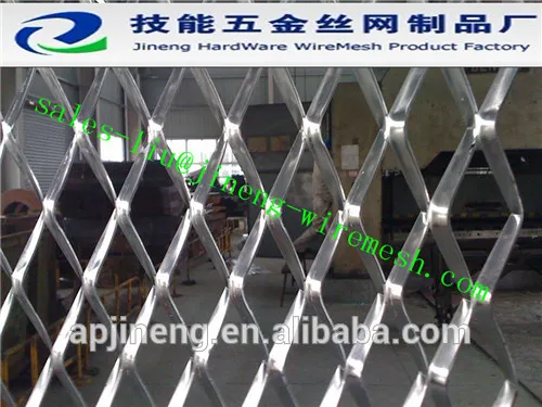 ss304/201/ aluminum middle expanded metal mesh