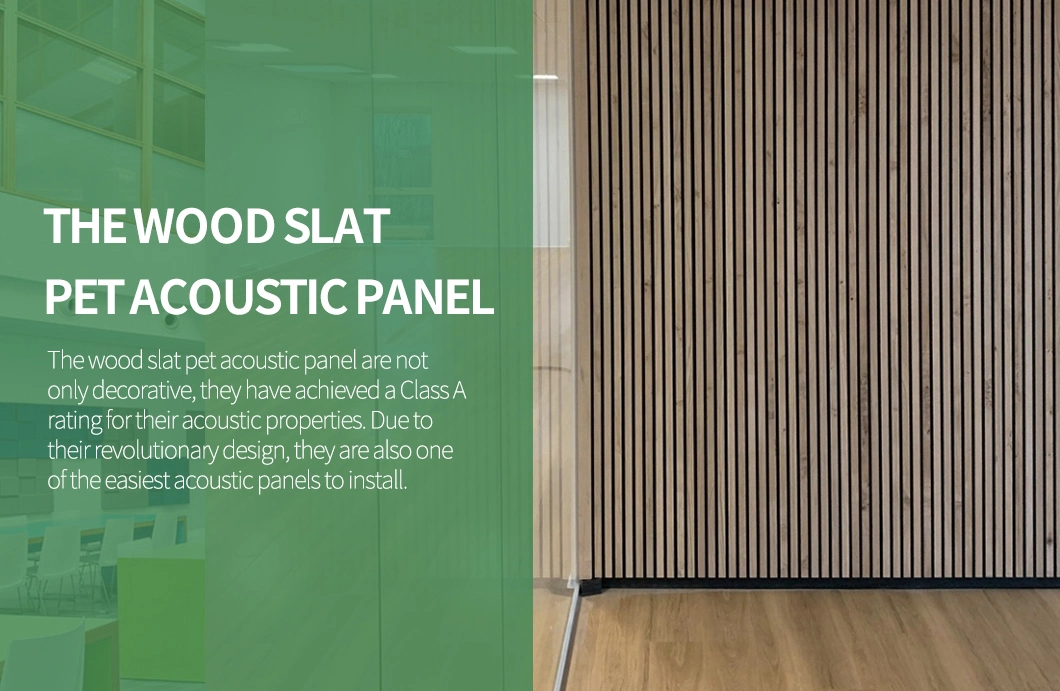 Timber Cladding Interior Sound Absorbing Panels Soft Panel Wall Board Light Wood Slats