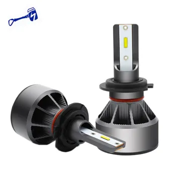 Extremely Bright LED Car Headlight Bulb H1 H4 H7 9005 - 12000lm 6500K Cool White with Fan