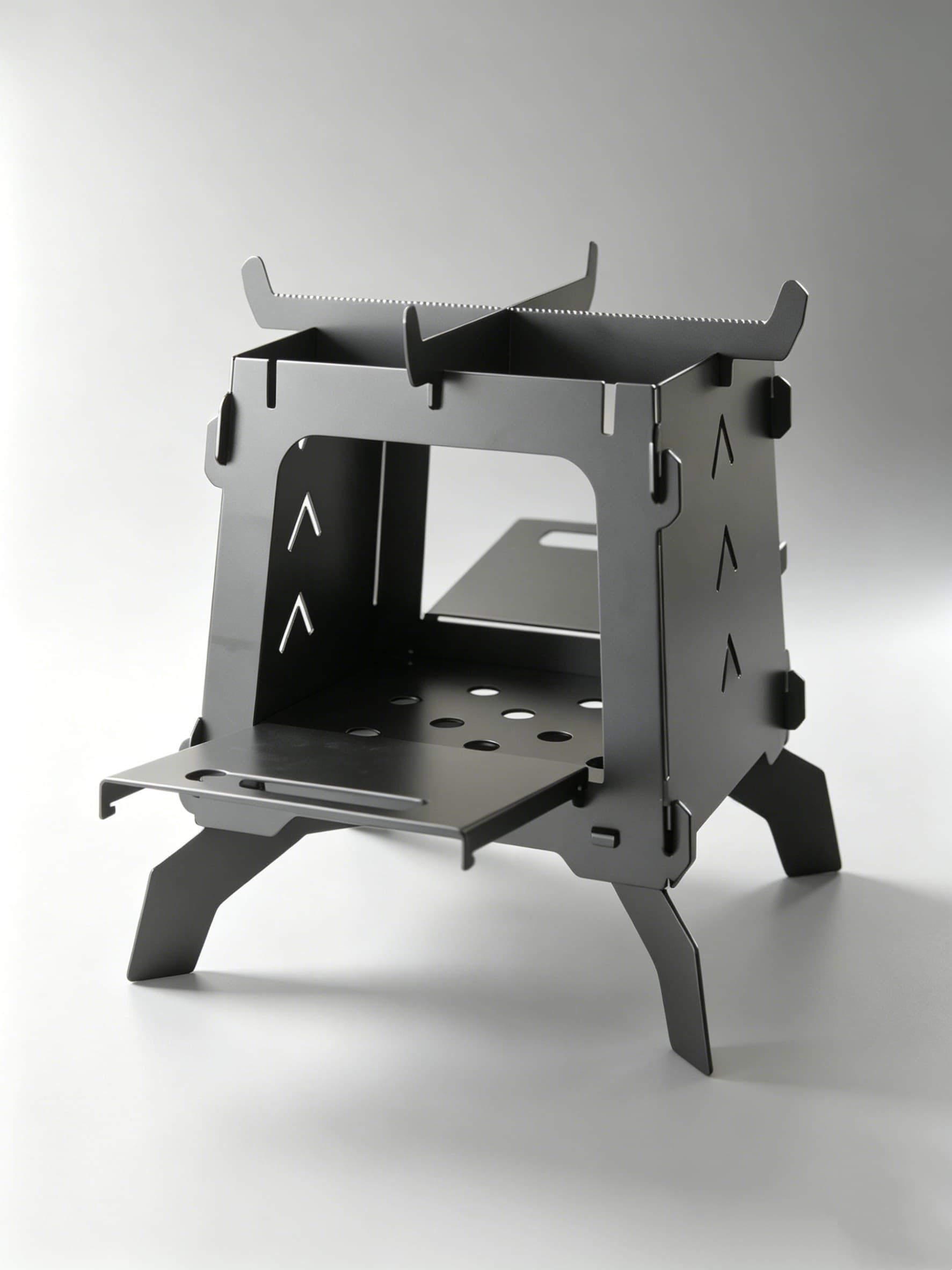 Foldable Wood Stove Stand