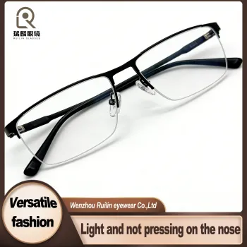 Metal Half-Frame with 360 Hinge Optical Frame