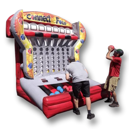 Moonwalk Commercial Connect 4 Inflatable Basketball Game