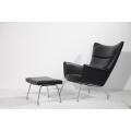 Hans J. Wegner CH445 Wing Chair and Ottoman