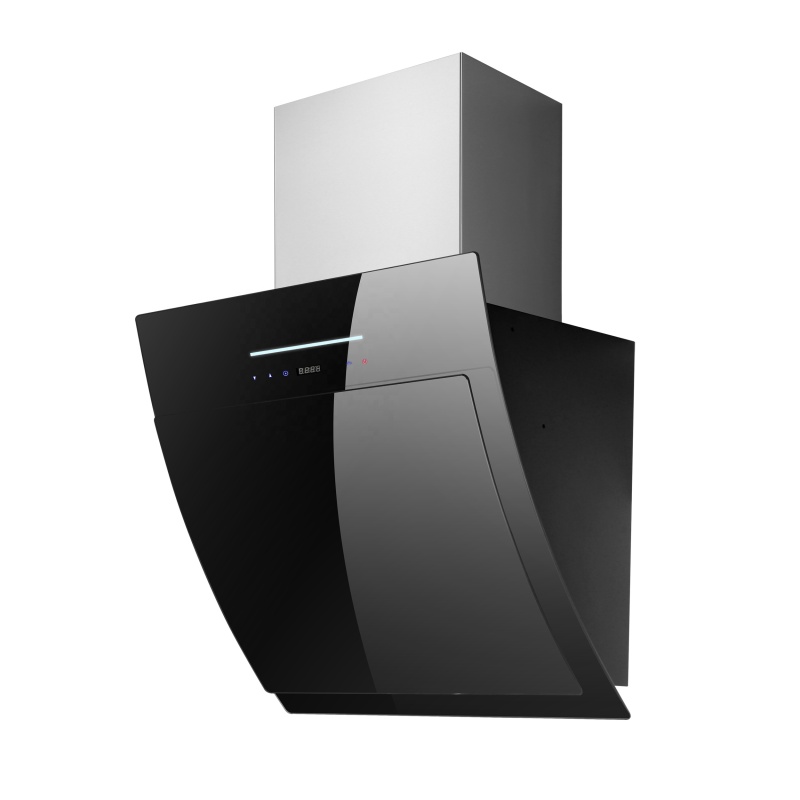 Hot Selling 600mm Screen Touch Cooker Hood kitchen Use Range Cooker Hoods Side Out Cooking Hood