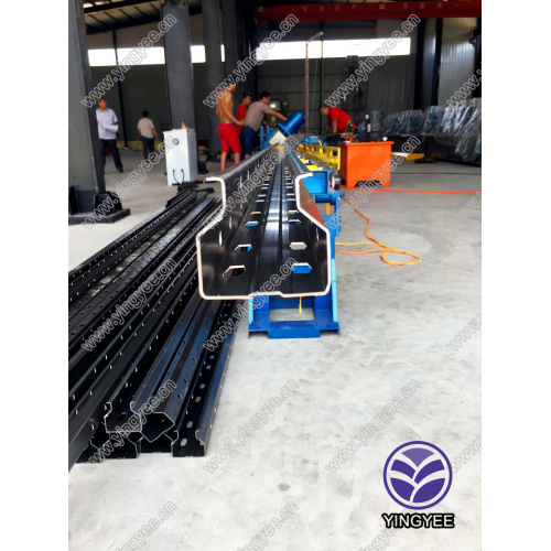 Storage shelf upright pillar roll forming machine