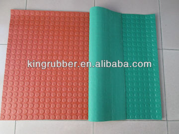 Non-slip Vulcanized Rubber Flooring in different color