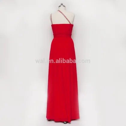2015 long red fashion dress backless wedding dress;great back design dress