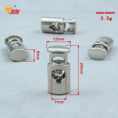 Cerradura de cordón de resorte de metal para equipaje de ropa